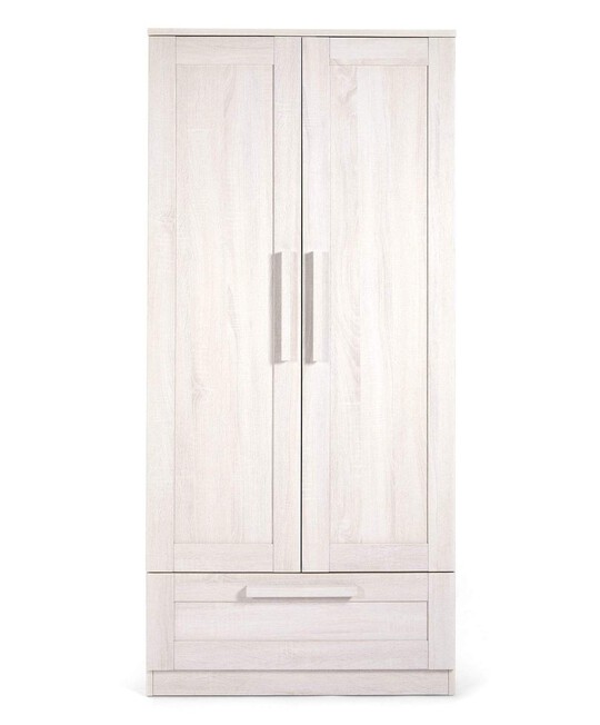 Atlas 2 Piece Cotbed Set with Wardrobe- White image number 7